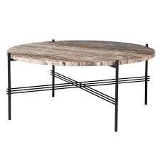 Carpanelli book' coffee table tl30. Gubi Ts Coffee Table 80 Cm Black Vibrant Grey Travertine Finnish Design Shop