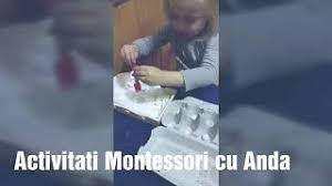 Inainte de a prezenta cele 30 de activitati, subliniem faptul ca unul dintre. Activitati Montessori 2 Ani Youtube