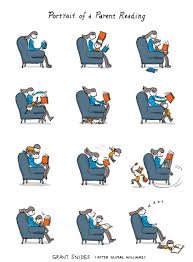 Reading Together With A Kid Cartoon Comics Cartoon Kids Reading