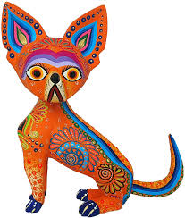 Maybe you would like to learn more about one of these? Amazon Com Alkimia Inc Mexican Alebrije Chihuahua Dog Wood Carving Handcrafted Sculpture Large Orange Home Kitchen