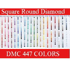 Diamond Painting Dmc Kleurenkaart Boek 447 Colors Dmc Diamond Painting Kleurenkaart Diamond Painting Diamond Color Chart Dmc Floss Chart