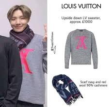 #louisvuitton is pleased to welcome @bts_bighit member #jhope as new house ambassador. J Hope S Louis Vuitton Sweater And Bts Army Bulacan Facebook