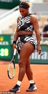 Serena williams' comeback catsuit at the french open had a powerful message for moms. Serena Williams Wears Zany Outfit To The French Open After Catsuit Ban Serena Williams Venus And Serena Williams Serena Williams Tennis