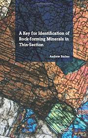 pdf a key for identification of rock forming minerals in