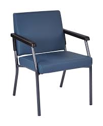 Office Star Bariatric Big Tall Blue 25 Chair Bc9601 R105 Goedekers Com Guest Chair Waiting Room Chairs Chair