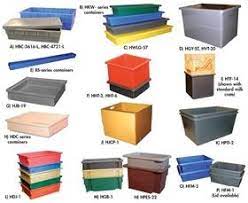 We have both traditional attached lid containers boxes and a variety of boxes that come with snap shut lids that can be removed entirely. Heavy Duty Molded Plastic Containers Source Equipment Company Inc