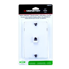 If your jack is really old or someone. Wall Mount Telephone Jack Wall Plate Just Hook It Up Cables