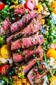 Balsamic Steak Gorgonzola Salad With Grilled Corn Aberdeen S Kitchen Recipe Dinner Salads Steak Salad Recipe Summer Recipes Dinner