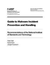« je ne sais pas s'il pourra jouer ce vendredi soir », a annoncé le coach à mass live. Pdf Nist Special Publication 800 83 Guide To Malware Incident Prevention And Handling
