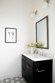 A minimalist bathroom only needs some small mirrors that are perfect to attach to the wall behind the vanity. How To Pick And Hang The Perfect Bathroom Mirror 2020