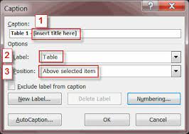How to style captions formatting captions in word. Iec Standards Development Drafting Iec Publications Writing Formatting Tips Recommendations Creating Captions For Figures And Tables