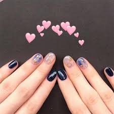 White, pink, clear high quality powder thin,smooth. 24pcs Seaside Gold Star Fish Shell Navy Blue False Nail Art Tips Fake Nails