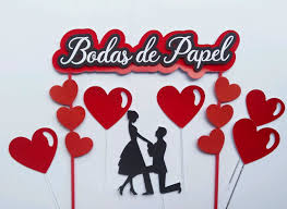 Uma data cheia de significados. Topo De Bolo Toppers Bodas De Papel No Elo7 Mimos De Festa Personalizados Cc37ae