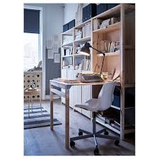 Ivar Shelving Unit W Tbl Cabinets Shlvs Pine 102x11 3 4 41x70 1 4 Ikea In 2020 Ikea Small Spaces Shelving Unit Shelving