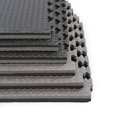 Clevr 1 Extra Thick Reversible Interlocking Eva Gym Foam Floor Mat Tiles 24 X 24 Protective Flooring For Gym E Foam Mat Flooring Mat Exercises Floor Mats