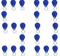 50 Tag Chaveiro Proximidade Rfid 125khz Controle Acesso