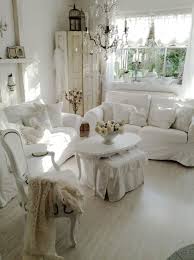 Wohnen In Weiss Wohnen Shabby Chic Wohnzimmer Chic Wohnzimmer