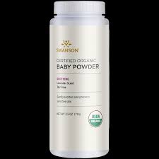Swanson Certified Organic Baby Dusting Powder Talc Free Tapioca And Cornstarch Powder Lavender Scent 2 5 Oz Walmart Com