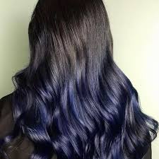 The dark brown to black base keeps your hairstyle grounded, and adding a touch of purple accents your overall look. How To Achieve The Blue Black Hair Color Look Wella Professionals