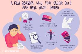 Debt consolidation loans are probably not an option for you — if you stopped paying your credit card bills. Possible Reasons A Credit Card Application Was Denied