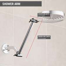 Delta Faucet Ua902 Pk Universal Showering Components 10 Inch Adjustable Shower Arm Chrome Shower Arms And Sl Adjustable Shower Arm Shower Arm Delta Faucets