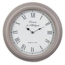 Horloge D 40 Cm Grey Clocks Clock Wall Clock