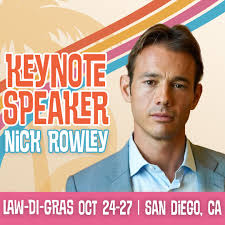 🚨 Huge Announcement! 🚨 We're thrilled to welcome Nick Rowley—an attorney  whose personal story is as powerful as his courtroom victories, as our  Keynote Speaker! From a rough upbringing in Arizona to