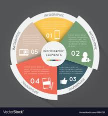 Modern Infographic Elements Pie Chart