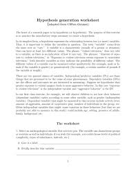 A simple hypothesis predicts the relationship between two variables: Hypothesis Example In Research Paper Learn How To Write A Hypothesis To Make Your Research Credible And If You Are Writing A Research Paper Thesis Case Studies Or Dissertation You Will