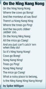 Funny Poem By Spike Milligan Funny Poems Poems Spike Milligan