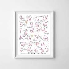 At least one capital letter; Ballet Abc Alphabet Poster Little Ballerina Room Wall Decor Etsy In 2021 Alphabet Wall Art Nursery Alphabet Poster Abc Print