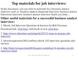 85 Business Analyst Interview Questions And Answers