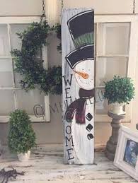 3 Feet Tall Snowman Porch Sign Snowman Wooden Sign Christmas Crafts Christmas Signs Wood Christmas Wood Crafts