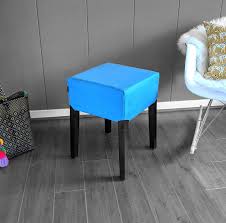 Baibu bar stool cushion, super breathable round bar stool cover seat cushion. Solid Blue Ikea Nils Stool Seat Cover Ikea Stool Ikea Decor Stool