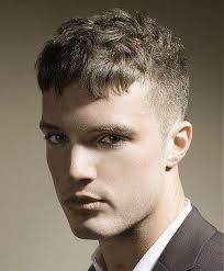 A Short Brown Straight Wavy Shaved Sides Mens Haircut Hairstyle By Guy Kremer Topmenshaircuts