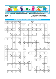 Semoga bisa menjadi referensi dan wawasan dalam mengerjakan latihan soal. Teka Teki Silang Nama Hewan Bahasa Inggris Bimbel Brilian