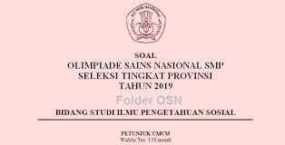Maybe you would like to learn more about one of these? Soal Dan Kunci Jawaban Osn Ips Smp Tingkat Provinsi 2019 Folder Ksn