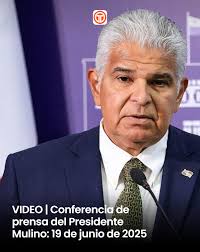 🌟 El Presidente José Raúl Mulino se dirige a la nación en una conferencia  de prensa el 19 de junio. Con un enfoque en el diálogo sincero, el  mandatario abordará temas fundamentales