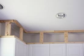 Melissa at the inspired room recently closed in her awkward space in her kitchen remodel. How To Enclose The Space Above Kitchen Cabinets Angela Marie Made