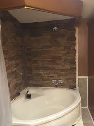 The water stream is designed for both thin and thick hair, infants and pet fur. Stacked Stone Shower Walls Twana S Custom Shower Genstone