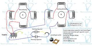 4 wire reversible psc motor. Single Phase 4 Pole Induction Motor Winding Diagram Electricalonline4u