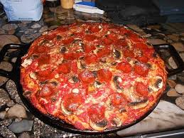Cast Iron Chaos New York Style Cast Iron Pizza Cast Iron Pizza Cast Iron Recipes Deep Dish Pizza