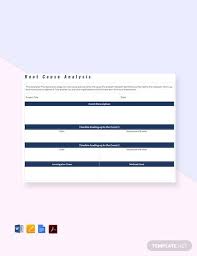 Free Root Cause Analysis Template Pdf Word Doc Apple Mac Pages In 2020 Business Card Template Design Analysis Word Doc