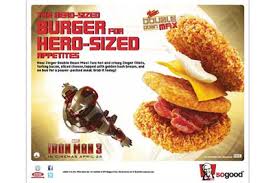 Honestly, this is the meal of the century. Zinger Double Down Max Campaign Asia