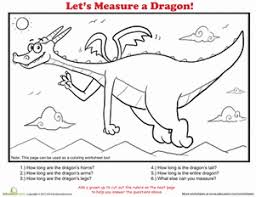 How To Measure Dragon Worksheet Education Com Measurement Activities Free Activities For Kids Measurement Worksheets