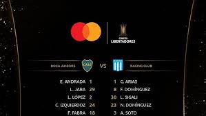 Los contagiados alteraron por completo el esquema de gallardo, que deberá meter mano a último momento para ir a la bombonera. Boca Vs Racing Por La Copa Libertadores Seguilo En Vivo Minuto A Minuto Tyc Sports