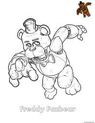 If your child loves interacting. Freddy Fazbear Fnaf Coloring Pages Printable