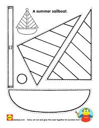 The idea to equip ships with a sail appeared thousands of years ago among representatives of ancient civilizations. Coloring Pages Printable Sailboat Shape Kids Printable Crafts Impressive Preschool Level Small Miniatu Free Printable Crafts Printable Crafts Preschool Crafts