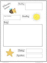 Friendly Letter Graphic Organizer K 5 Computer Lab Friendly Letter Writing Letter Writing For Kids Friendly Letter