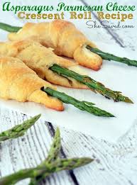 This Asparagus Parmesan Cheese Crescent Roll Recipe Is Such A Great One To Have On Hand For Thos Crescent Roll Recipes Asparagus Parmesan Cheese Crescent Rolls